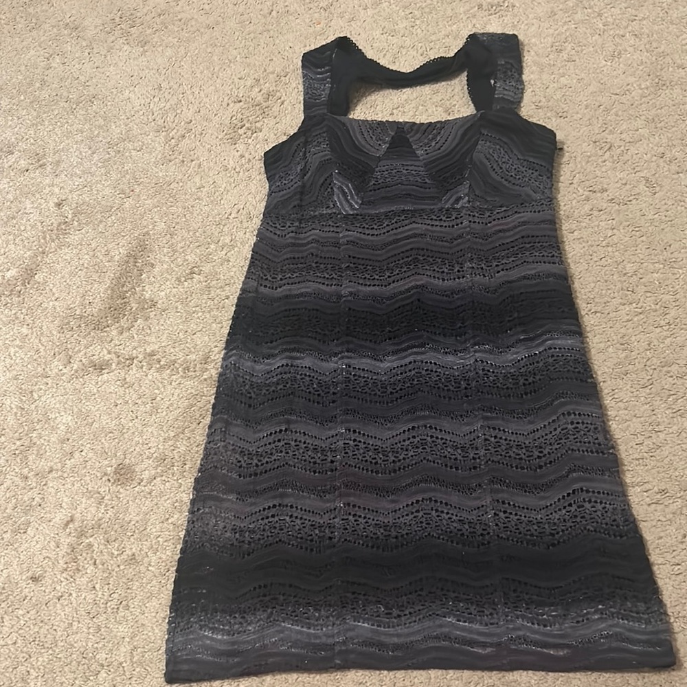 Free People crocheted mini dress
